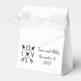 Amor Personalizado com Caixas de Favor de Casament