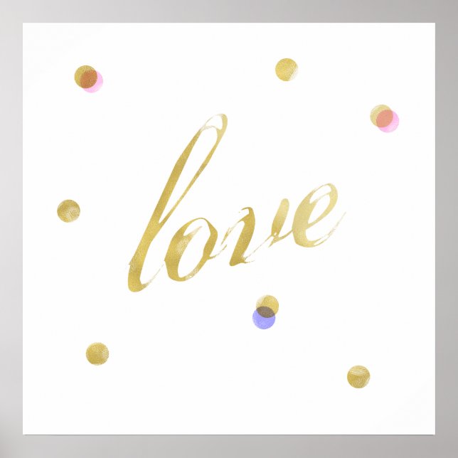 Amor, Poster Dourada (Frente)