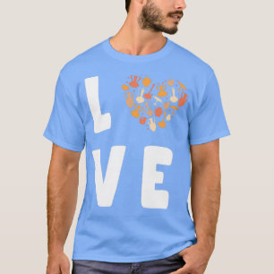 Amor Potência Camisa Coração Presente Mulheres Cla