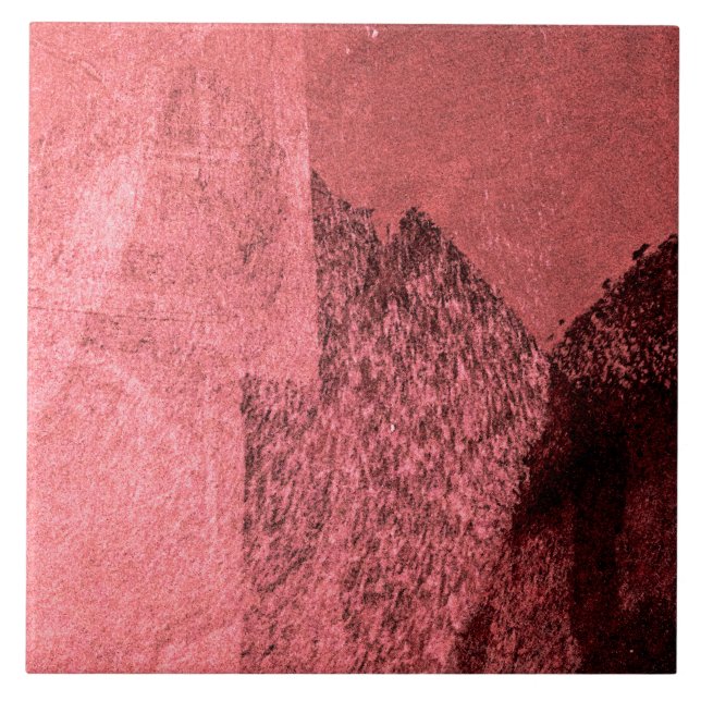 Amor preto rosa vermelho inspirou arte de pintura  (Frente)