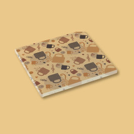 Amor Russo ao Café - Padrões de Mug e Coração