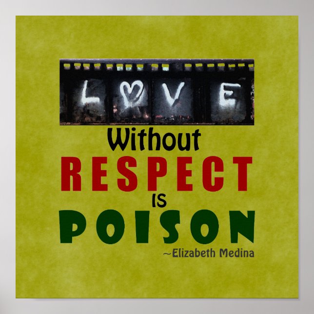 Amor Sem Respeito ~ 12x12 Poster (Frente)