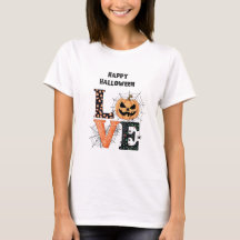 Amor Spooky: Camisa do Dia das Bruxas para Ventila