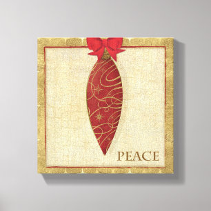 Amor vermelho da decoração do Natal