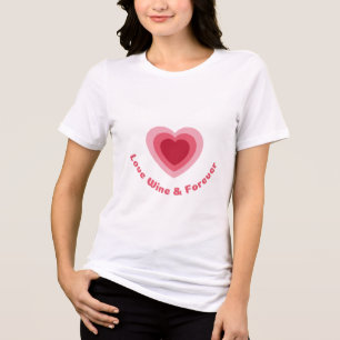 Amor Vinho e Para Sempre - Camisa de Casamento par