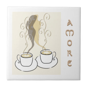 amore copos de café azulejo