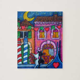 Amore em Venice Cat Quebra-cabeça