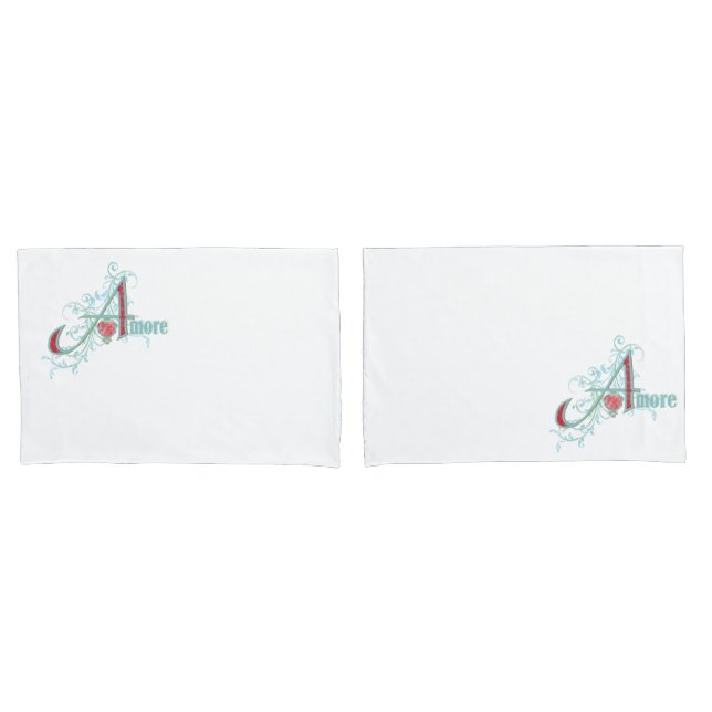 AMORE - Love - Pillowcase (Frente - conjunto)