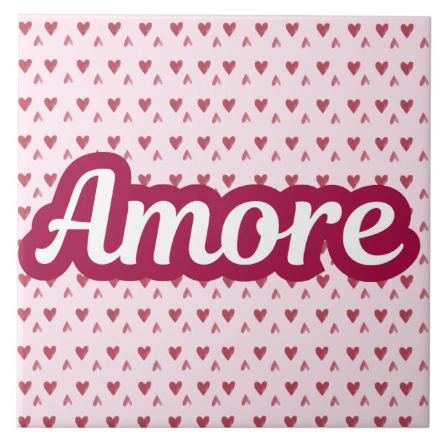 Amore Typography Design – Valentine’s Day Gift (Frente)