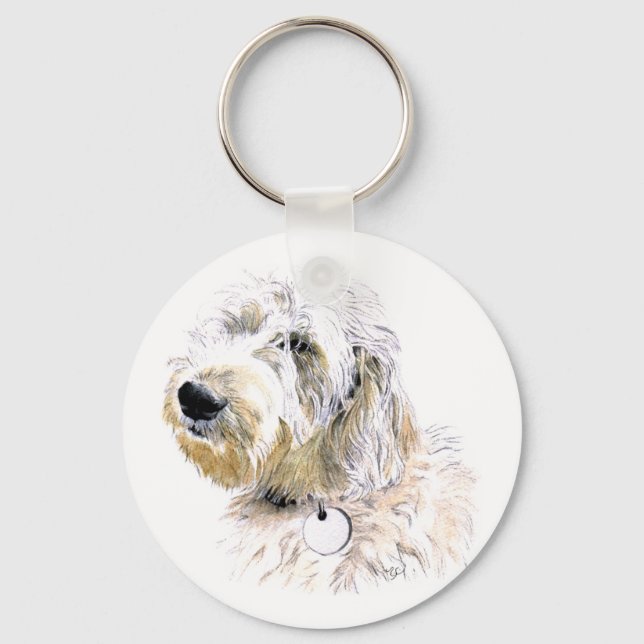 Amortece o Chaveiro Labradoodle (Frente)