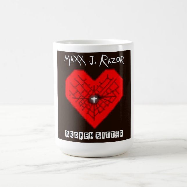 Amortecedor quebrado por Maxx J. Razor, caneca de  (Centro)