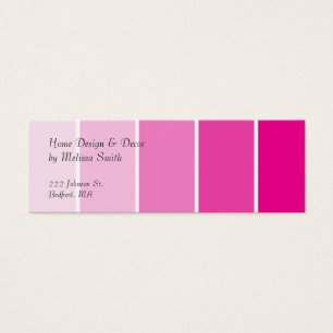 Amostras cor-de-rosa brilhantes da pintura