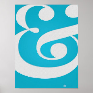 Ampersand "&" inspirou Poster