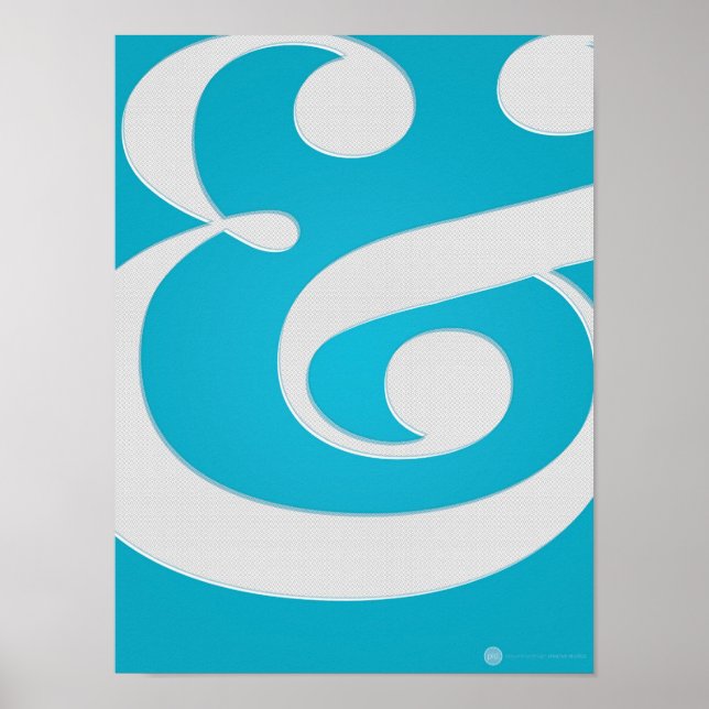 Ampersand "&" inspirou Poster (Frente)