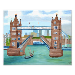 Ampliação da foto de Londres da ponte da torre
