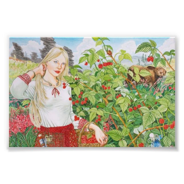 Ampliação de Foto da Framboesa (Frente)