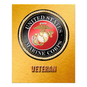 Ampliação de Foto de Veterano do USMC
