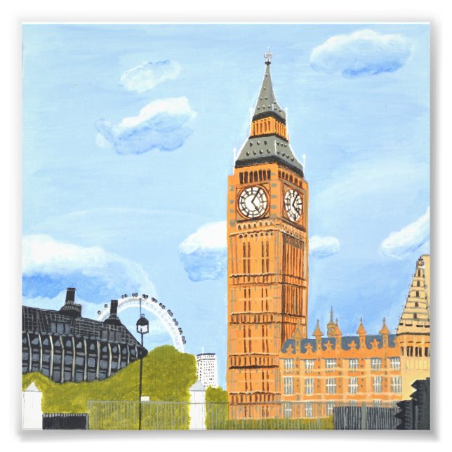 Ampliação de Foto do Big Ben de Londres (Frente)