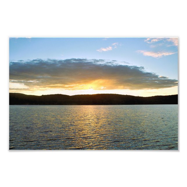 ampliação de foto do pôr do sol (Frente)