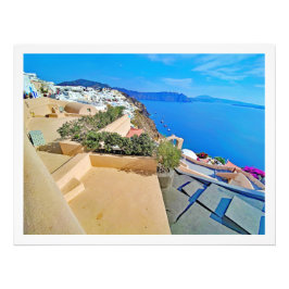 Ampliação de Foto Grécia santorini
