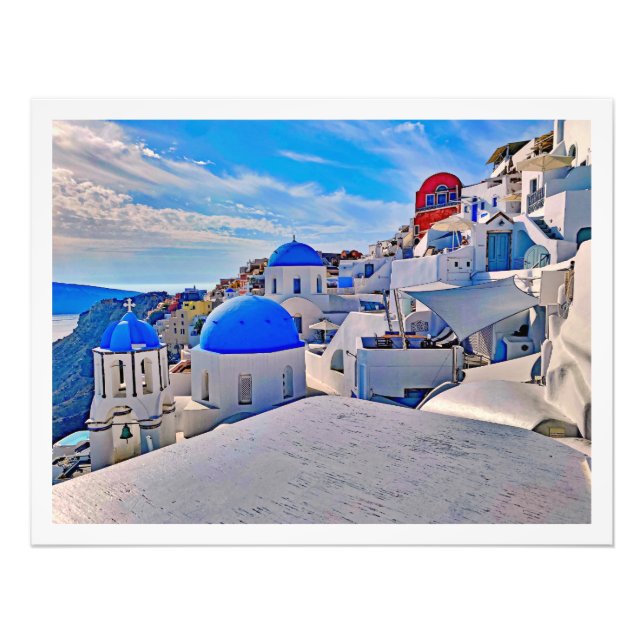 Ampliação de Foto Grécia santorini  (Frente)