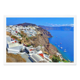 Ampliação de Foto Grécia santorini