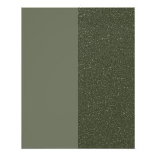 Ampliação de Foto Ruído Verde Musgo Dividido à Dir