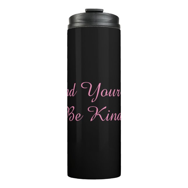 Amplie A Sua Mente! Garrafa Térmica Portátil (Frente)