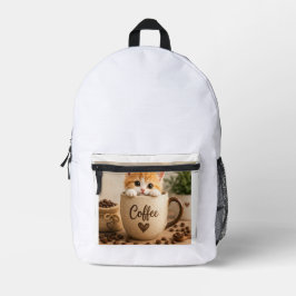 Amuleto de Gatinho na Xícara de Café