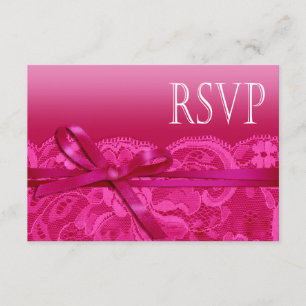 Amy Arcos Ribbon & Lace RSVP fuschia