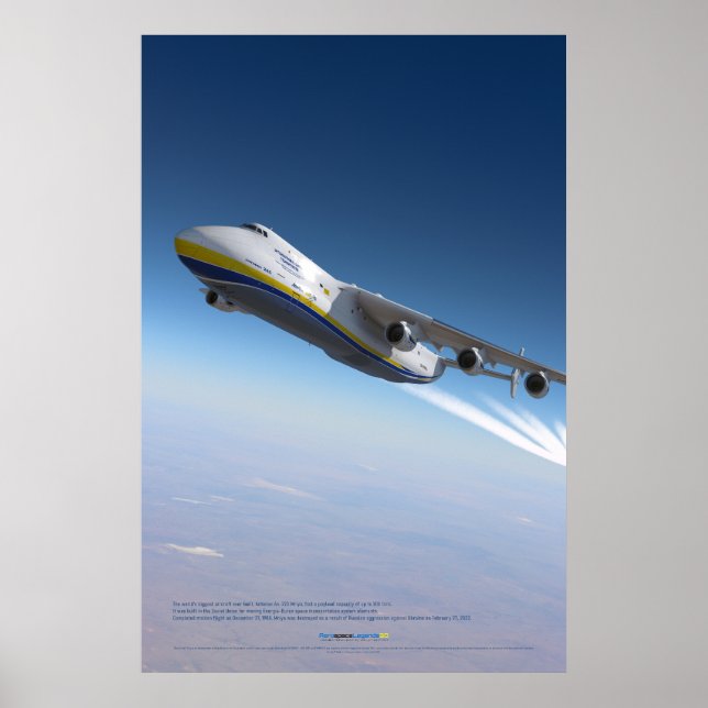 An-225 Mriya: Lenda dos Céus Poster 3D (Frente)