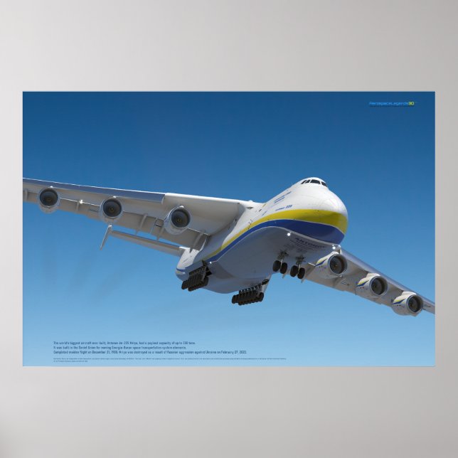 An-225 Mriya: Lenda dos Céus Poster 3D (Frente)