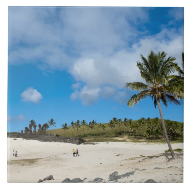 Anakena, Rapa Nui, Ilha de Páscoa, Chile (Frente)