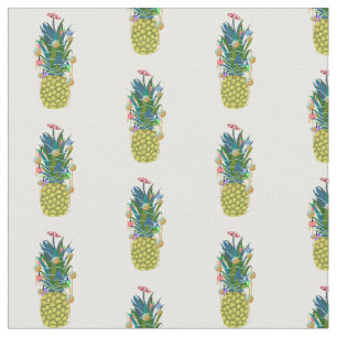 Ananás decorativos para o Natal, tecido