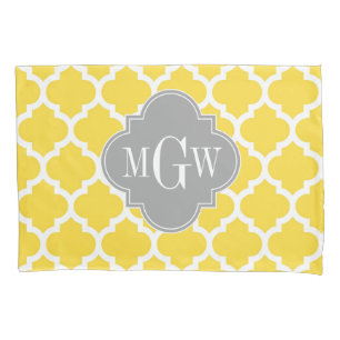 Ananás marroquino #5 Cinza Dk 3 Monograma inicial