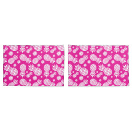 Ananás tropicais e flores, de cor rosa-branca