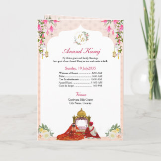 Anand Karaj, Sagan & Jaggo Convite de Casamento 4 