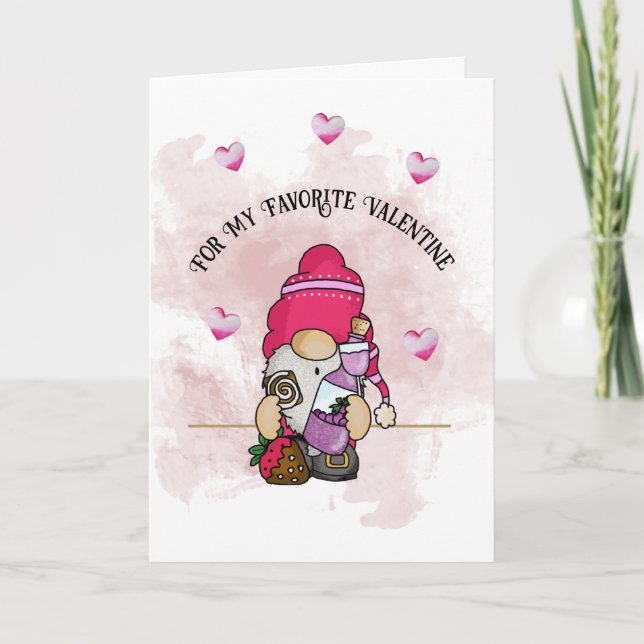 Anão do Dia dos Namorados, Cartão de Boas Festas D (Frente)