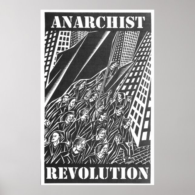 Anarchist Revolution poster (Frente)
