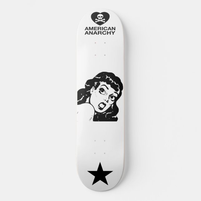 Anarchy Art - Skateboard (Frente)
