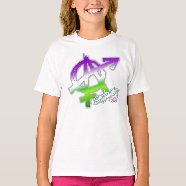 Anarquia do género (impressão dianteiro) - camisa (Frente)