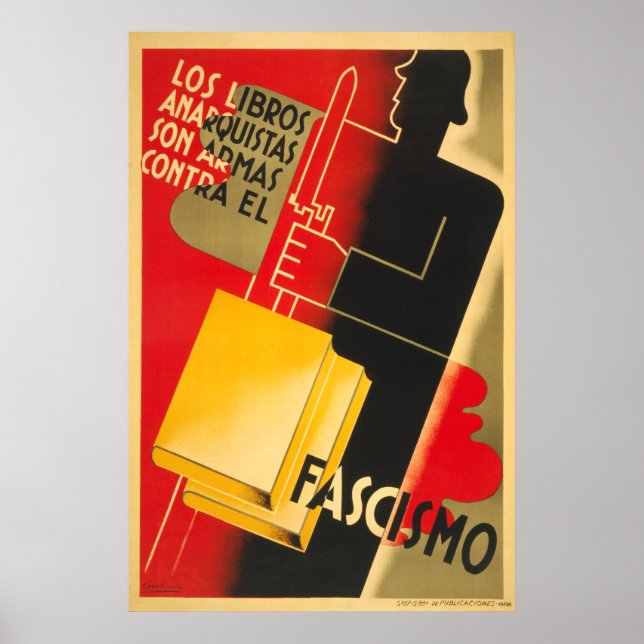 Anarquista da Guerra Civil espanhola / Poster de f (Frente)