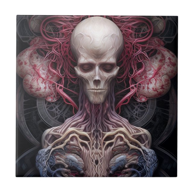 Anatomia Surreal Horror Arte Sci-Fi (Frente)