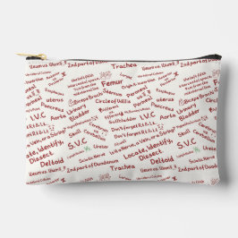 Anatomy Notes Medical Student Accessory Pouch & Pe