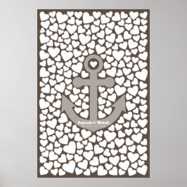 Anchor Guest Book Poster - 250 assinaturas
