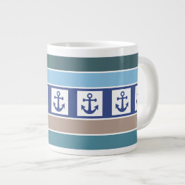 Anchor náutico e canecas Strips
