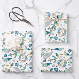 Anchor Navegando No Reservador De Vida Náutico Do