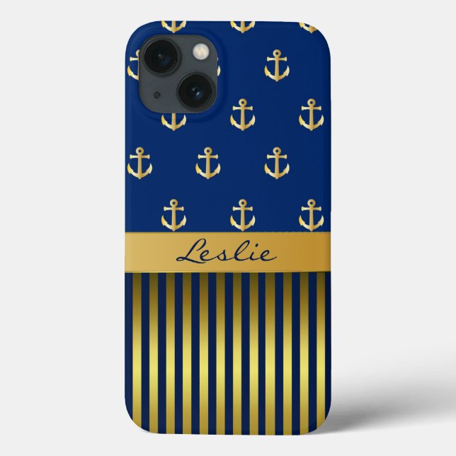 Anchors and Stripes Samsung Nota 4 Case (Verso)