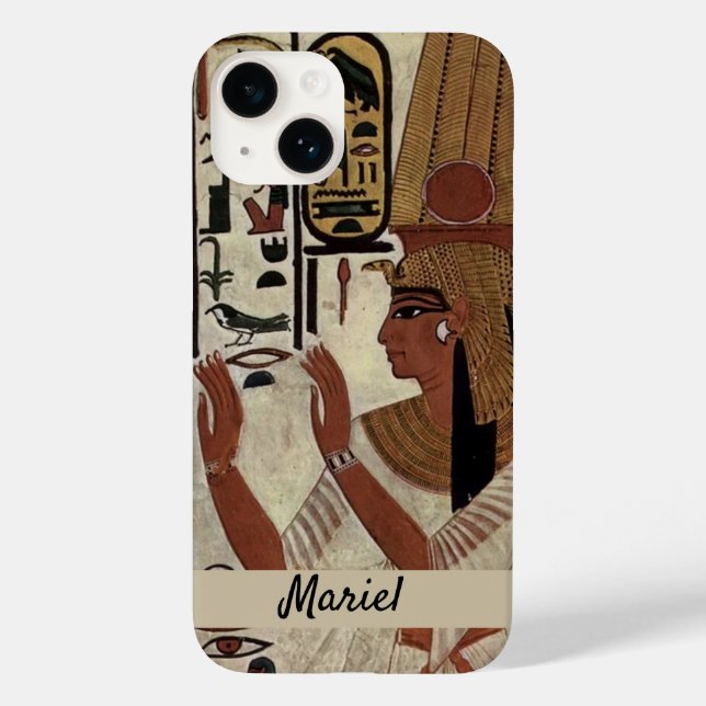 Ancient Egypt Queen in Black and Beige (Verso)