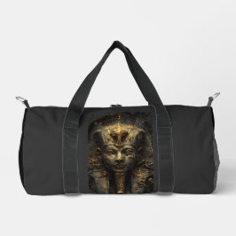 Ancient Malice Egyptian Pharaoh Black Duffel Bag